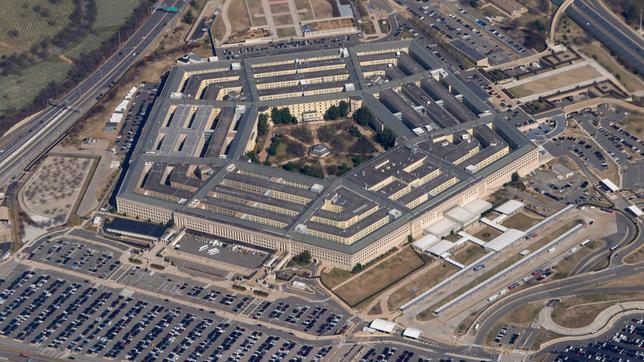 Das US-Verteidigungsministerium aus der der Luft fotografiert