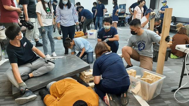 Lehrgang des Katastrophenschutzes in Taiwan