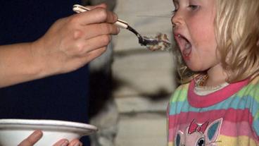 Abendessen für die Tochter