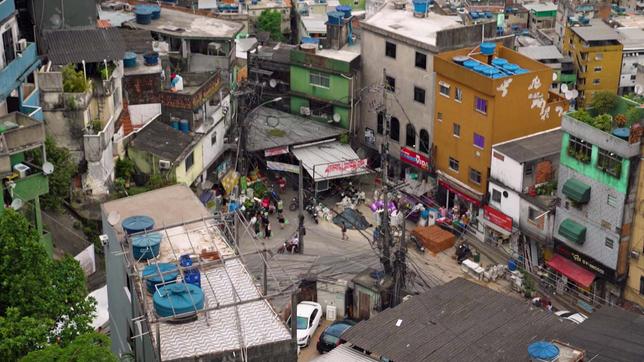 Häuser der größten Favela in Rio: Rocinha
