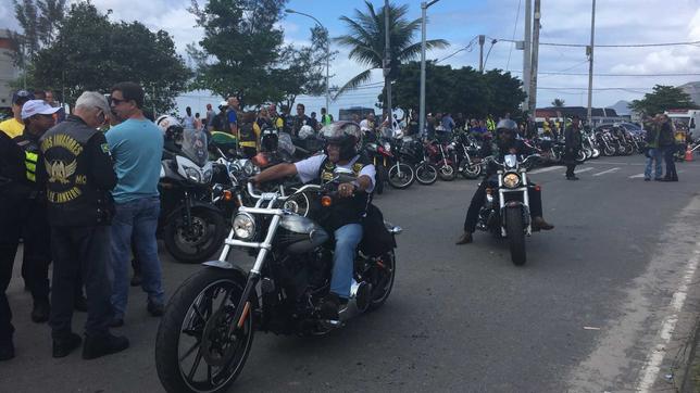 Bild: SWR Mitglieder eines Rockerclubs auf Motorrädern