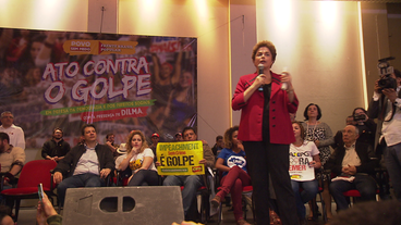 Dilma Rousseff bei Veranstaltung in Sao Paulo