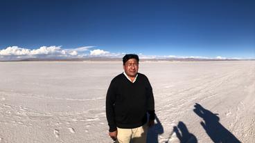 Bild: WDR Bolivien: Salzsee von Uyuni: Bürgermeister Huayllas fordert mehr Profit vom Lithium-Schatz