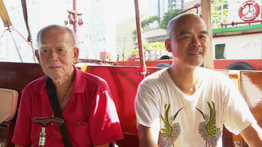 Bootsbauer Au Sai Kit und sein 85-jähriger Vater Au Wai