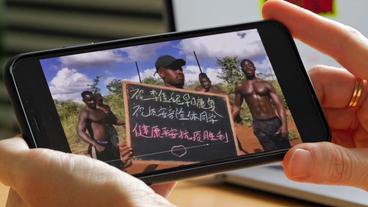 Bild: SWR Rassistischen Video läuft auf Smartphone