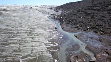 Bild: NDR Gletscher mit Gletscherschlamm