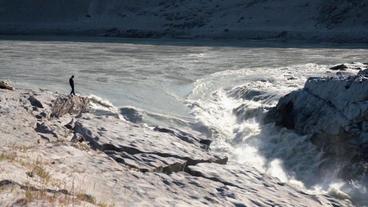Bild: NDR Gletscher mit Gletscherschlamm