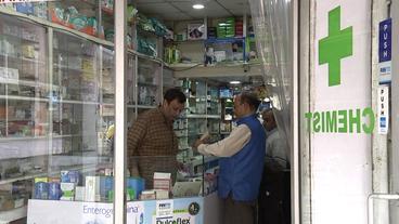 Bild: SWR Apotheke in Neu-Delhi