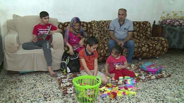 Waad Taleb mit seiner Familie