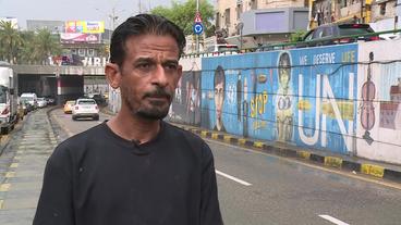 Bild: WDR Irak: Künstler Ali Khalifa hatte die Idee mit der bunten Graffiti.