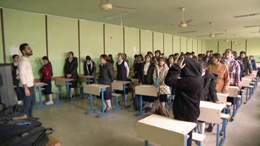 Schüler in Klassenzimmer
