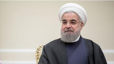 Bild: picture alliance/dpa/Michael Kappeler Präsident Hassan Rohani