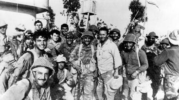 Israelische Soldaten 1967 in Ägypten