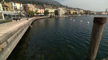 Italien: Gardasee – weniger Niederschläge als sonst. Sorgen vor dem Sommer.