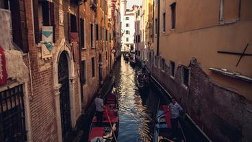 Italien: 276 Kanäle gibt es in Venedig mit einer Länge von rund 30 Kilometern