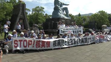 Demonstration gegen Aufrüstung