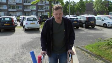 Bild: WDR Niederlande: Joel Kruesselbrink hat pfiffige Ideen, um Leute auf Trapp zu bringen.