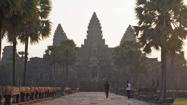 Die Tempelanlage Angkor Wat in Kambodscha