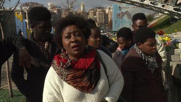 Ukraine: Harriet Bruce-Annan mit ihren Studenten in Kiew