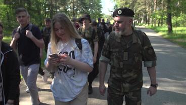 Litauen: Justina ist begeistert von dem Überlebenscamp