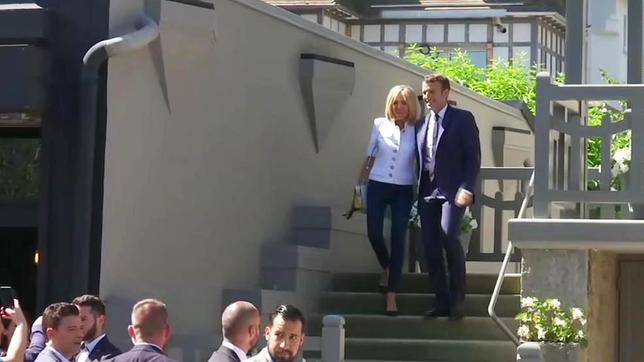 Brigitte und Emmanuel Macron 