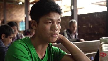 Aung Myint nahm Drogen und ist auf Zwangsentzug.