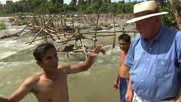 Phet Manivan ist Fischer am Mekong