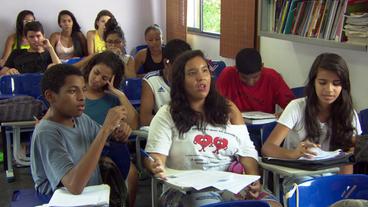 Schüler aus der Favela Maré