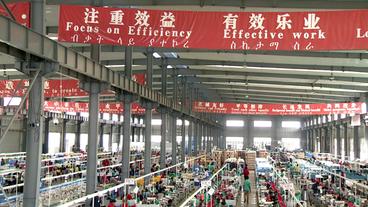 Chinesische Schufabrik in Äthopien.