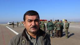 Mohammed Khodscher, Basiskommandierender der Peschmerga: "Wir brauchen dringend Panzer und schwere Waffen, um den IS wirkungsvoll bekämpfen zu können."