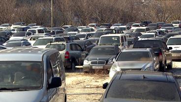 Sammelparkplätze für verpfändete Autos