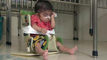 Baby im Krankenhaus Ho Chi Minh Stadt