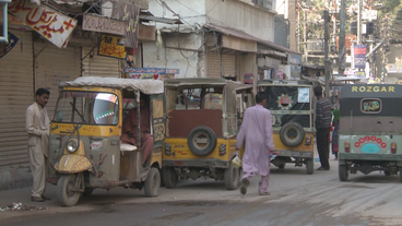 Straßenszene in Karatschi