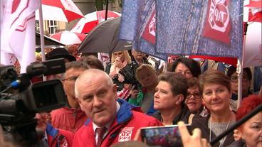 Bild: WDR Demonstranten