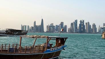 Skyline von Doha.