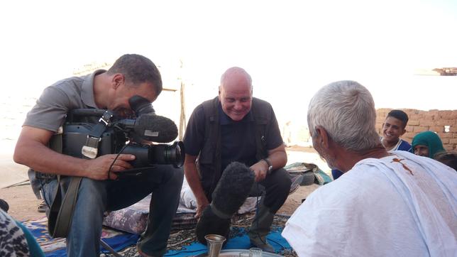 Bild: Das Erste Korrespondent Stefan Schaaf in der Westsahara
