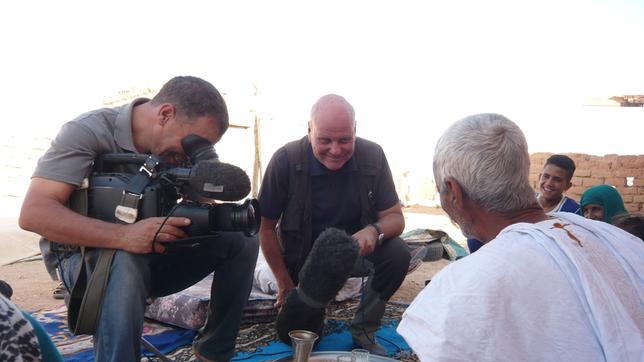 Korrespondent Stefan Schaaf in der Westsahara