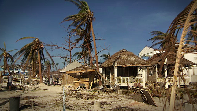 Zerstörungen auf der Insel Malapascua