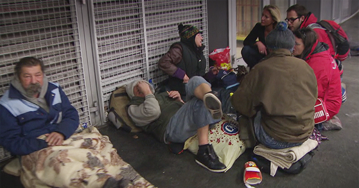 Ungarn Obdachlose