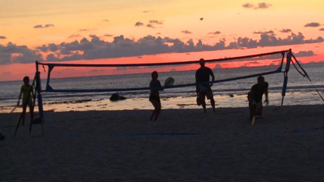 Sonnenuntergang am Strand