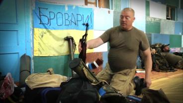 Soldat eines Freiwilligen-Batallions in der Ukraine.