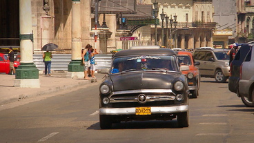 Taxi auf Straße