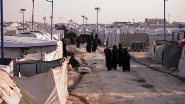 Zelte im Flüchtlingslager Al-Hol