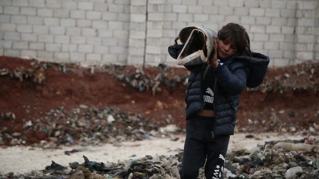 Syrien: Rakan sammelt Müll, um zu überleben