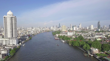 Fluß Chao Phraya in Bangkok