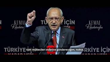 Oppositionskandidat Kilicdaroglu bei Rede 