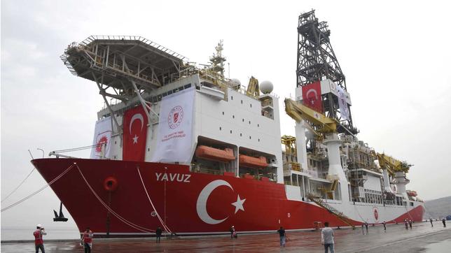 Türkisches Bohrschiff Yavuz