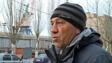 Ukraine: Hafenarbeiter Jarmolenko hat wegen des Konflikts kaum etwas zu tun