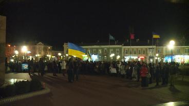 Ukraine: Demo gegen Russland – Ukrainer aus Berdjanks hoffen auf Entspannung 