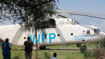 Bild: SWR Hubschrauber des Welternährungsprogramms